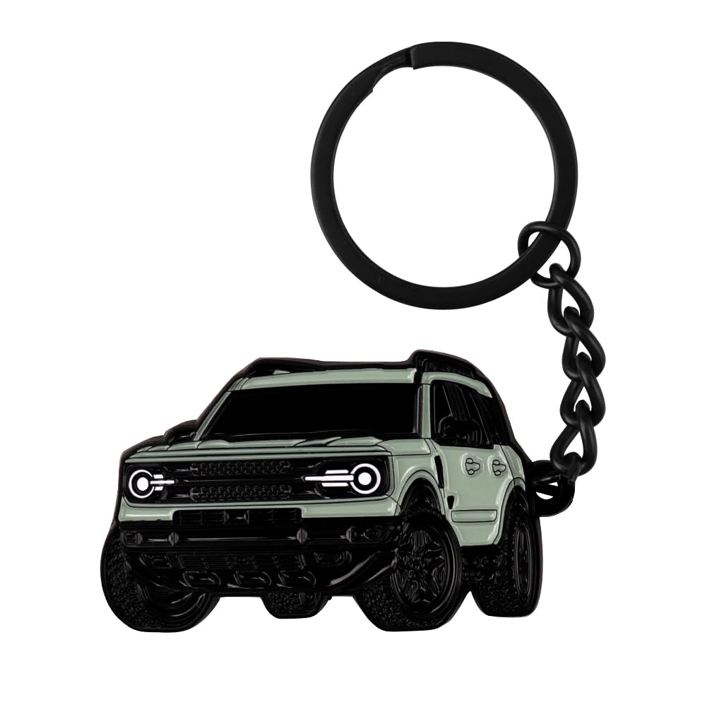 Car Keychain Accessories Metal Key Chain Compatible with Bronco Sport 2021 2022 2023