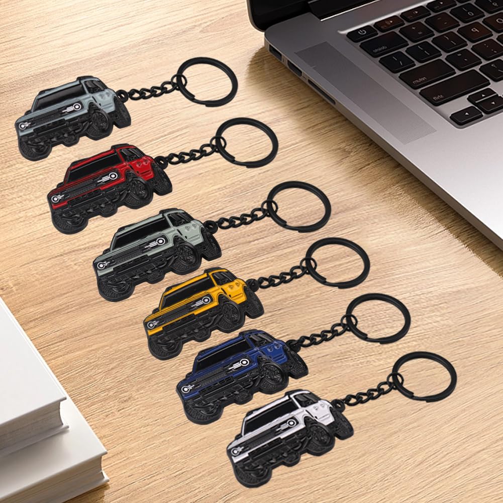 Car Keychain Accessories Metal Key Chain Compatible with Bronco Sport 2021 2022 2023
