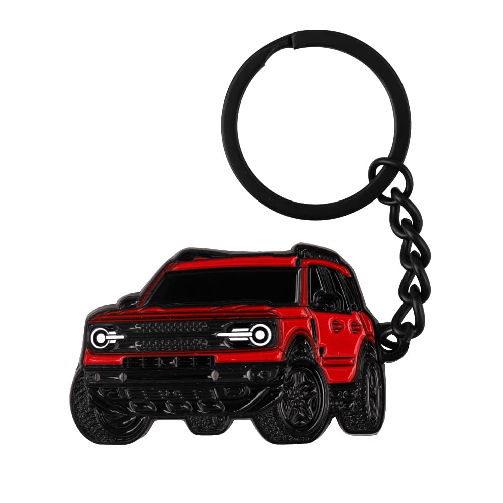 Car Keychain Accessories Metal Key Chain Compatible with Bronco Sport 2021 2022 2023
