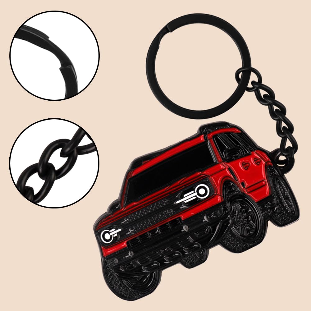 Car Keychain Accessories Metal Key Chain Compatible with Bronco Sport 2021 2022 2023
