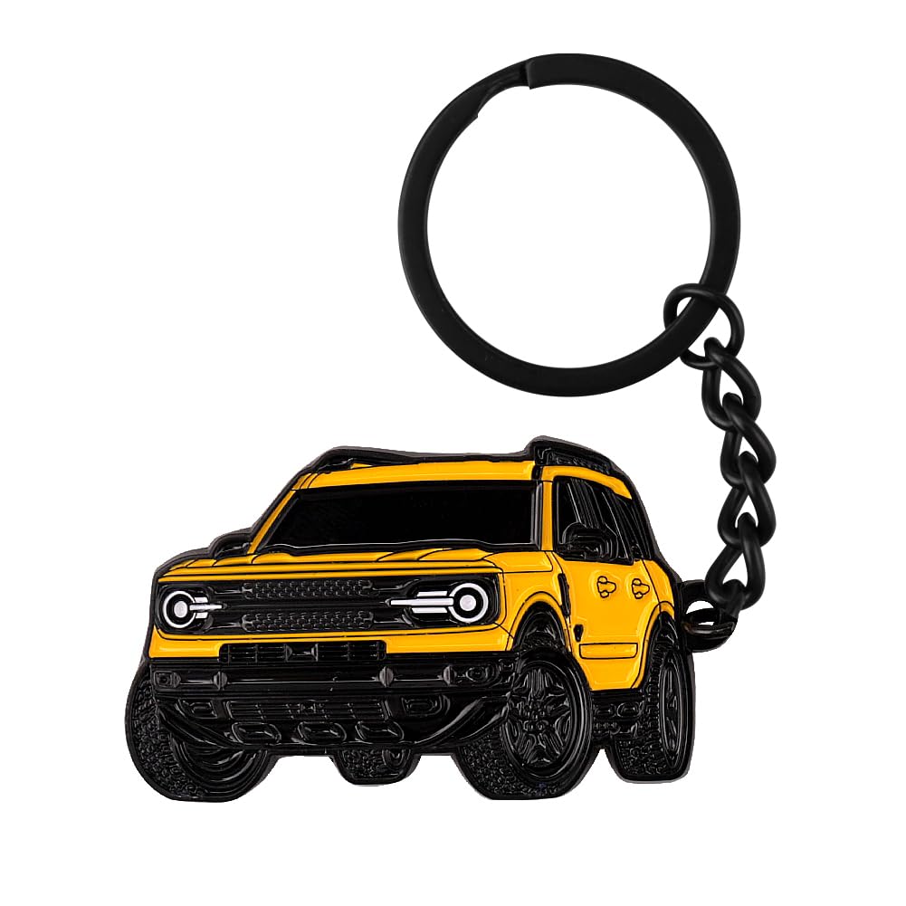 Car Keychain Accessories Metal Key Chain Compatible with Bronco Sport 2021 2022 2023
