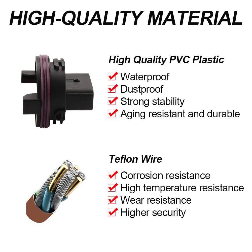16 Pin Male & Famel Car Wiring Harness Cable Plug for SUV OFFRAOD