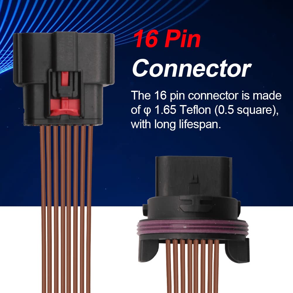 16 Pin Car Wiring Harness Cable Plug Connector