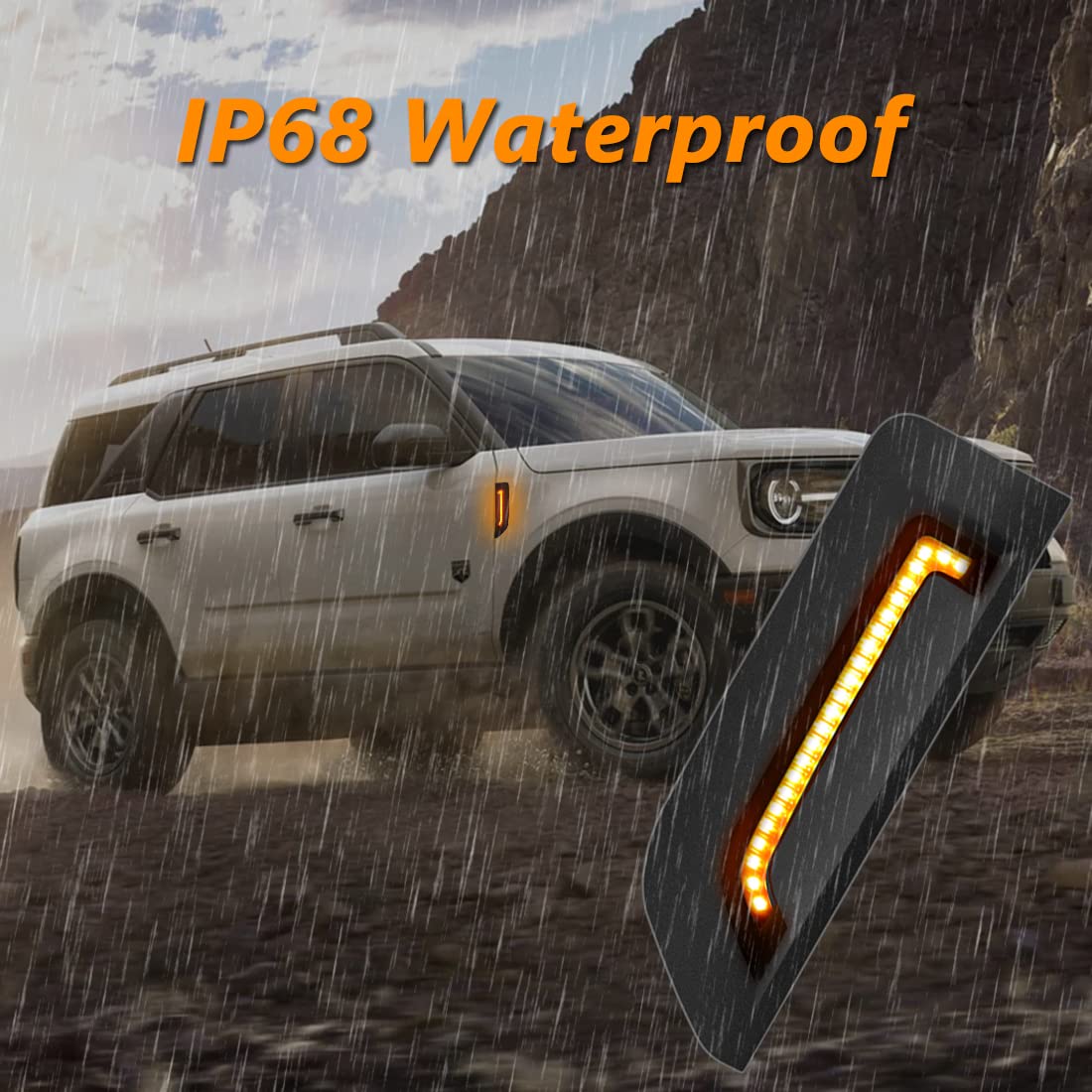 plug-n-play LED side maker Lighting for Ford Bronco 2021 2022