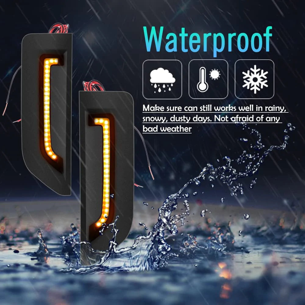Waterproof LED Side Marker Lights for 2021 2022 Ford Bronco Sport