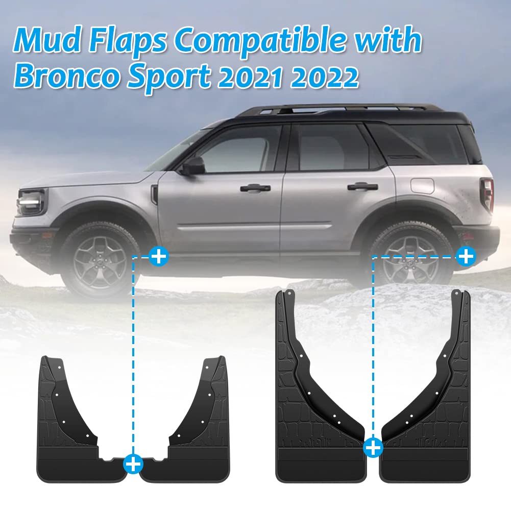 Ford Bronco 2021 2022 Splash guards