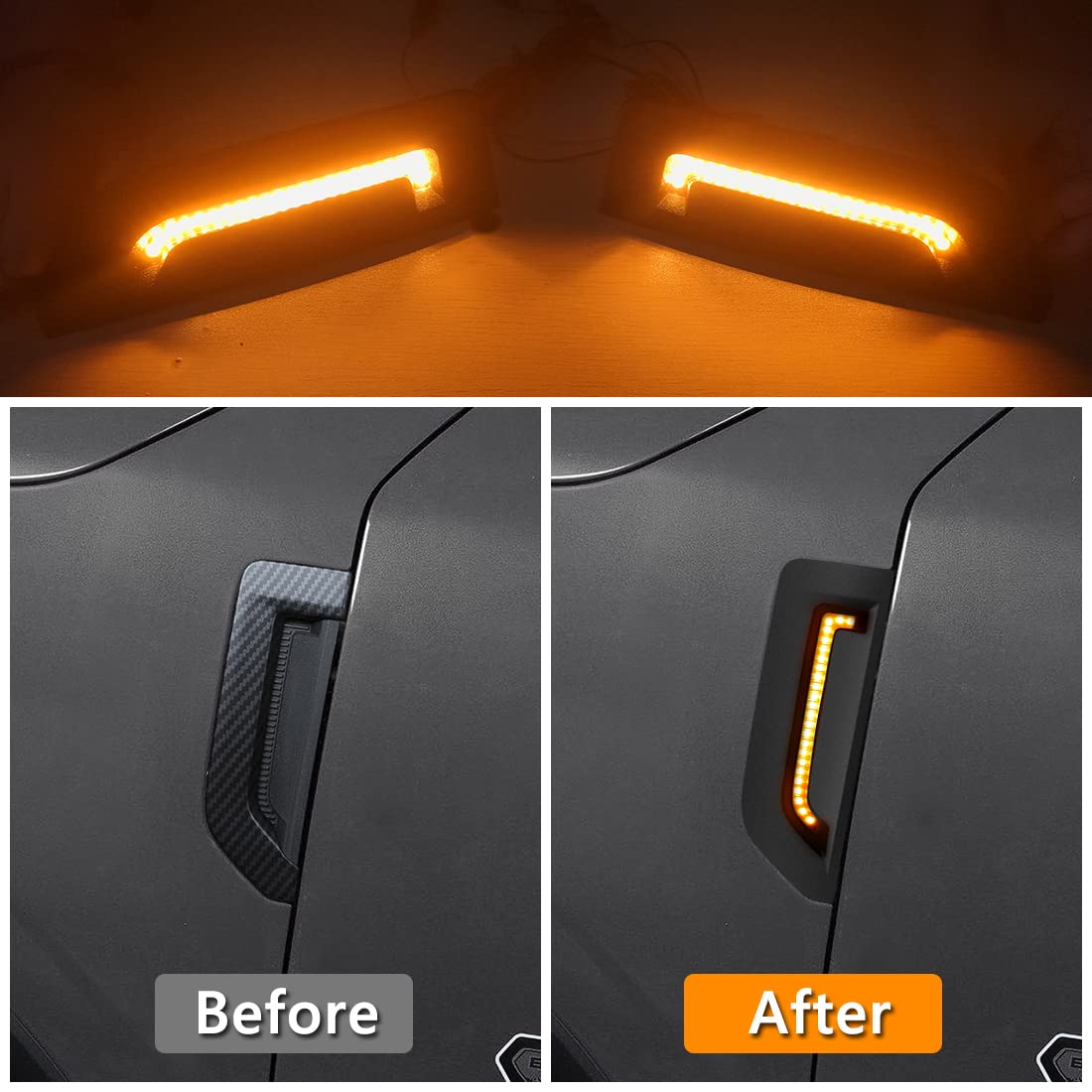 Amber LED Blinker Lighting for Ford Bronco 2021 2022