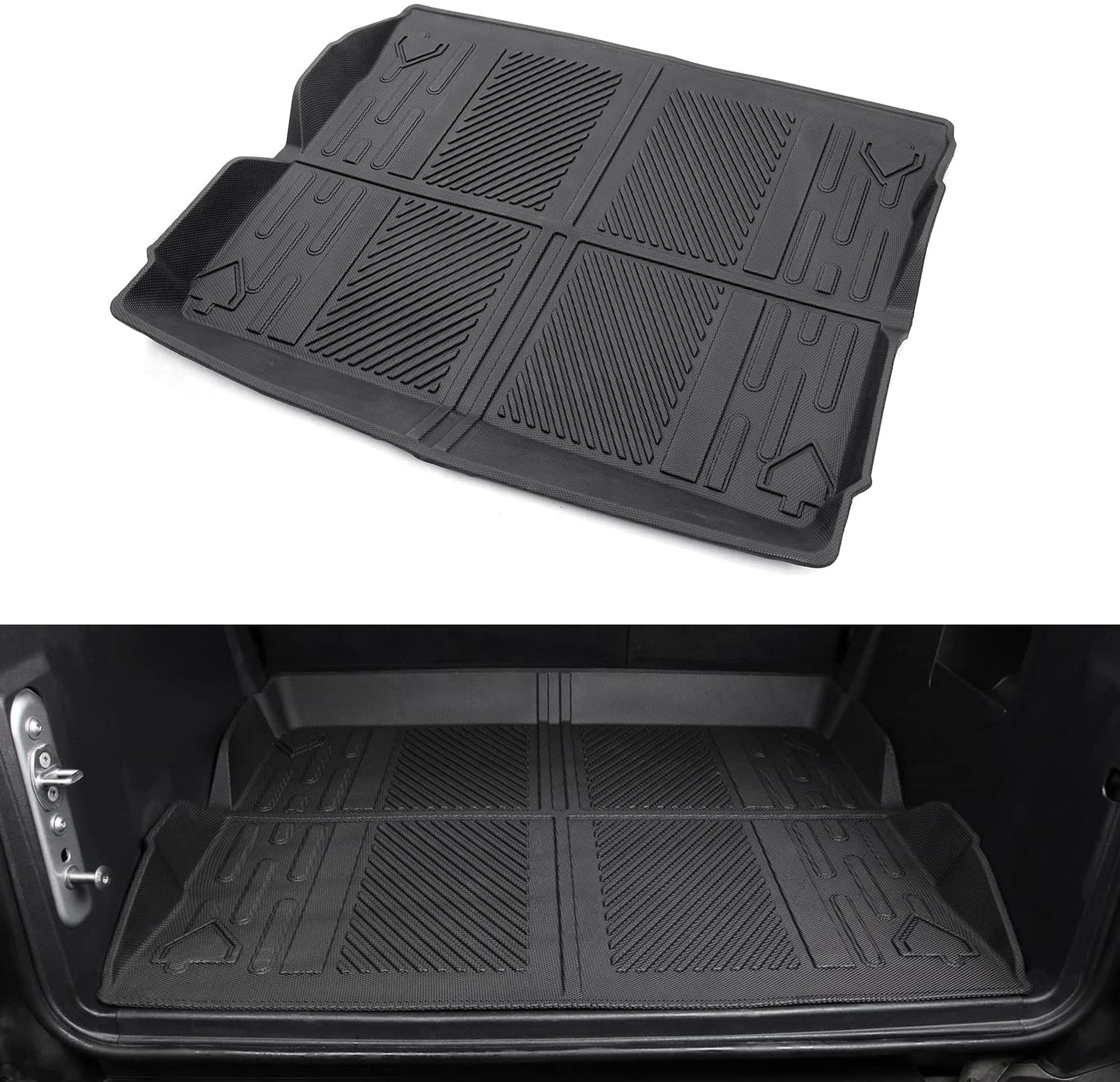 Black Rear Trunk Mat for 2020-2022 Ford Bronco